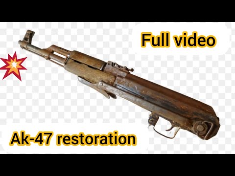 AK47 gun Restoration before and after gun Restoration