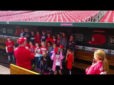 Fred Bird kicks little girl out of the St Louis Cardinals dugout for wearing a Chicago Cubs shirt.