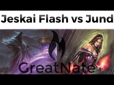 Jeskai Flash vs Jund Shadow - Match 2 - Modern MTG