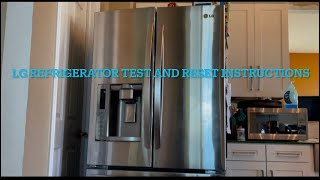 LG Refrigerator Test and Reset Tips and Tricks - Easy Fix Troubleshooting Not Cooling or Freezing