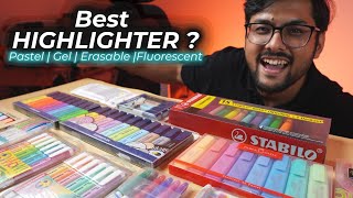 Which Highlighter to Choose : Pastel vs Gel vs Fluorescent v