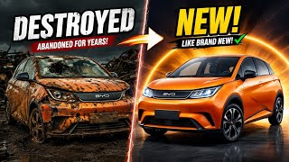 I Found a Destroyed BYD Seagull… The Transformation Is INSANE! 😱🔥
