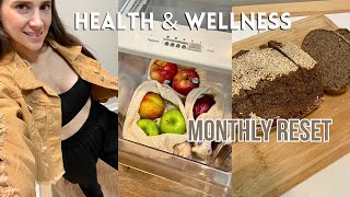 OCTOBER MONTHLY RESET - Health and Wellness vlog