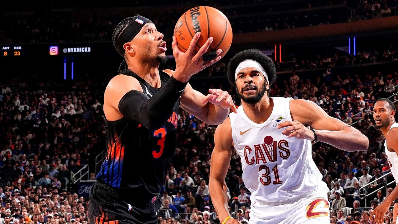 Josh Hart 26 Pts 5 Threes! Knicks Go Up 2-0 vs Cavs!