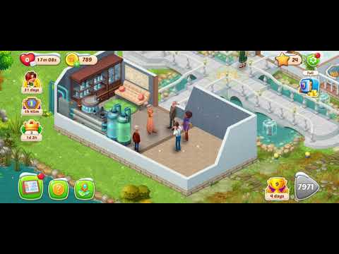 homescapes level up to 7971-mountain estates-3rd area renovation(mineral resort)😊✌