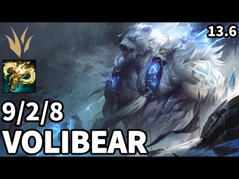 Volibear Jungle vs Nidalee - KR Master  | Patch 13.6