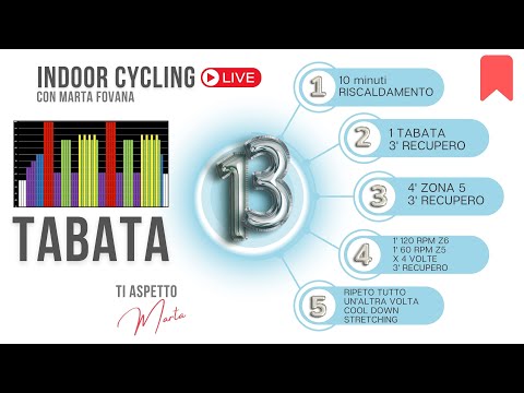 Indoor Cycling con Marta Fovana - TABATA - Lezione di Spinning 13