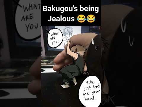 Bakugou being jealous of Todoroki 😂😂 #anime #short #mha