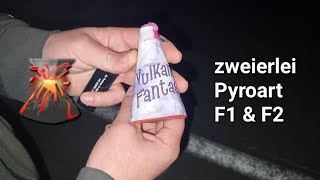 🌋 Vulkan Fantasy und Glitzerzauber Rot von Pyroart 🌋