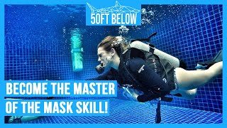 Swimming Without a Mask | You can do it with ease! | Scuba diving mask skill