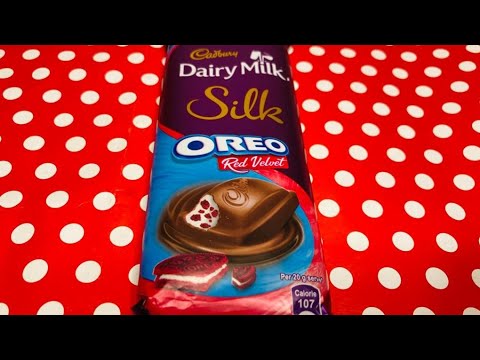 Cadbury dairy milk silk oreo red velvet 😋😍