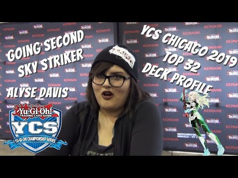 Yugioh YCS Chicago Top 32 Deck Profile - Going Second Dino Sky Striker - Alyse Davis