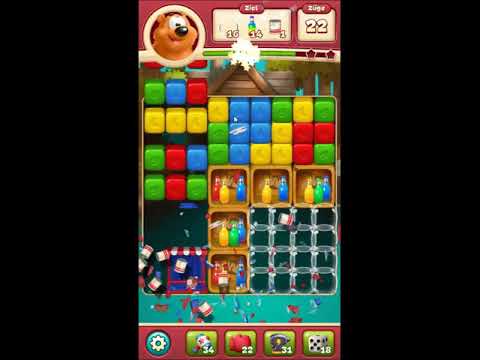 Toon Blast Level 2241 - NO BOOSTERS 🐻🐺🐱 | SKILLGAMING ✔️