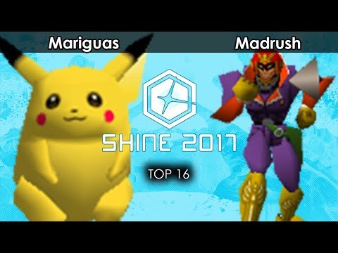 Shine 2017: Mariguas (Kirby) V Madrush (Falcon/Pikachu) - Smash 64 | Top 16
