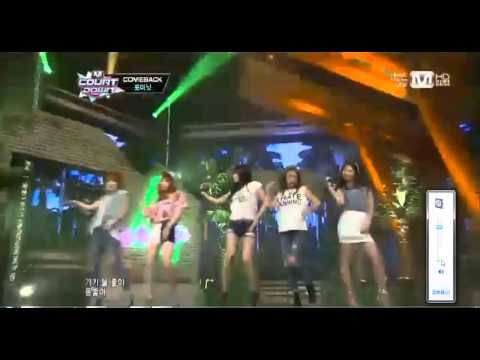 130704 4Minute - Is It Poppin  @ Mnet M! Countdown (Comeback Stage)