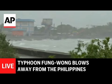 Typhoon Fung-wong blows away from Philippines, leaving 4 dead and 1.4 million displaced