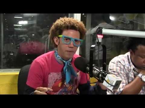 Alan Brito singing mambo "if you want?" on Elmismogolpe with Jochy