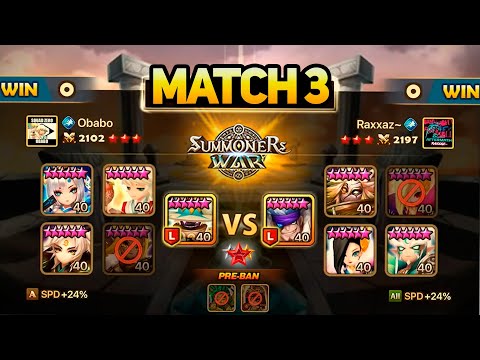 OBABO vs RAXXAZ. SWC2022 EUROPE Cup Quarterfinals (BO5) - Summoners War