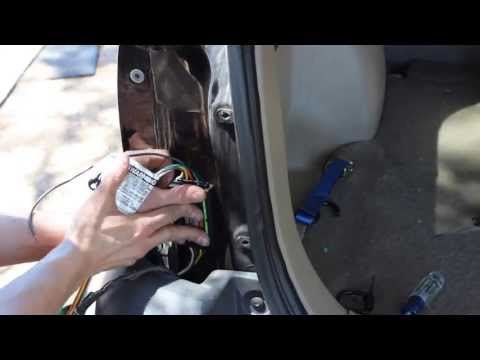 Installing a Curt #56075 Trailer wiring kit (for Curt 13650 Hitch)
