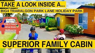 BIG4 Traralgon Park Lane Holiday Park - Superior Family Cabin walk-through