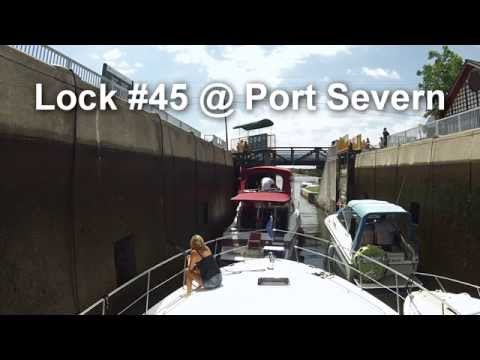 Boating Lock 45 to Severn Sound - Sit Back Sunday GoPro Cruise