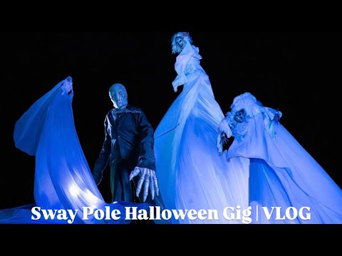 Sway Pole Halloween Gig | VLOG
