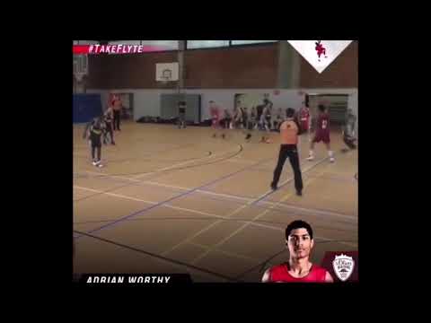 Adrain Worthy Highlight tape (17 year old European phenom )