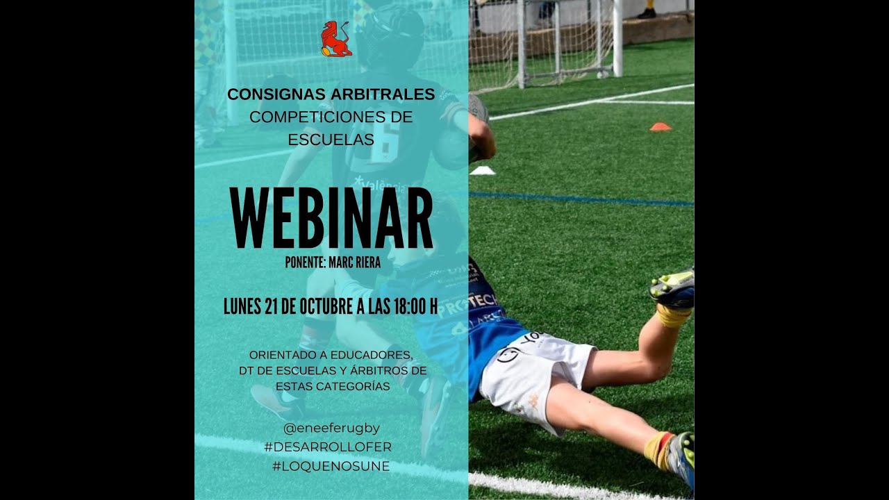 Webinar. Reglamento Formativo de Escuelas M10, M8 y M6. Marc Riera