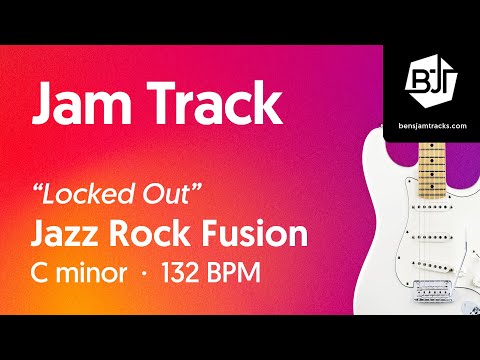 Jazz Rock Fusion Jam Track in C minor "Locked Out" - BJT #103