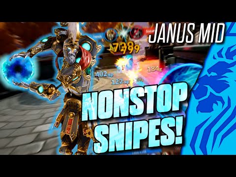 NONSTOP SNIPES BEST JANUS MID GAMEPLAY! SMITE 2