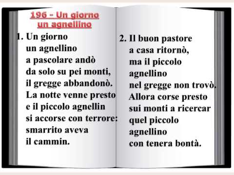 196 Un giorno un agnellino - Innario Chiesa Cristiana Avventista del Settimo Giorno 2014