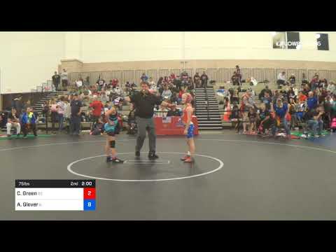 75 Lbs Consi Of 8 2 Celie Green Team South Carolina Vs Alexia Glover Team Illinois