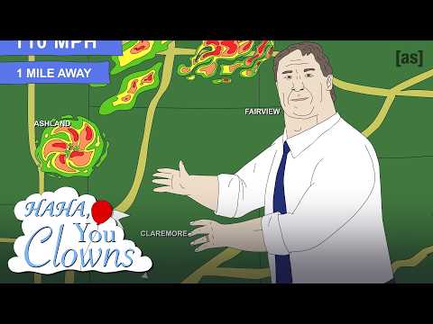 Dad's Viral Weatherman Moment | Haha, You Clowns | adult swim