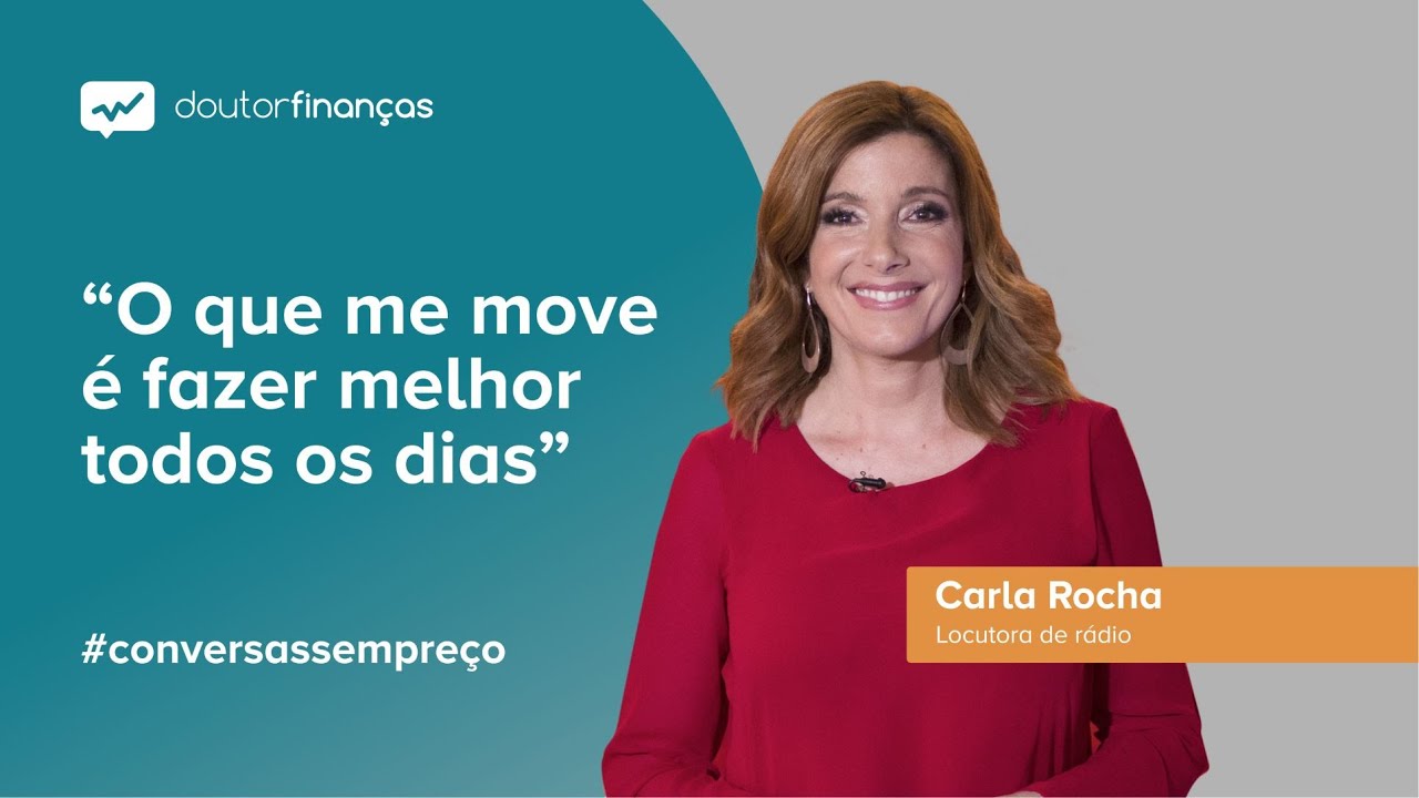 Imagem de um ecrã onde se vê o programa Conversas sem Preço com a entrevista a Carla Rocha sobre rádio