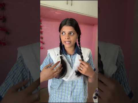 School Hairstyle Alaparaigal 🤣| Wait for it | Share with your Friends 😂 #shorts #jennimj #ytshorts