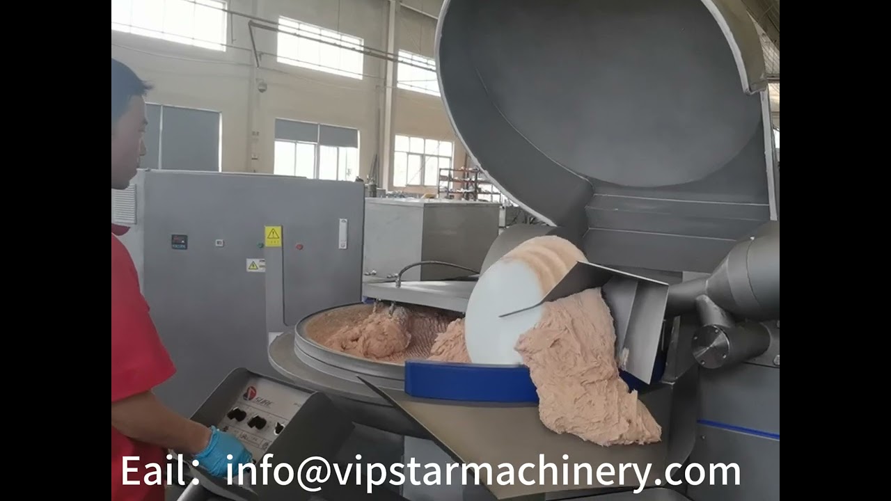 80L125L Meat Bowl Cutter/Bowl Chopper#foodmachine #machinerytechnology #machine #meat #food#hotdog