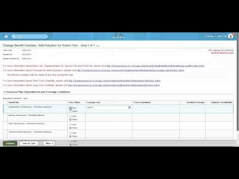 How to Change Your Benefit Elections in Workday