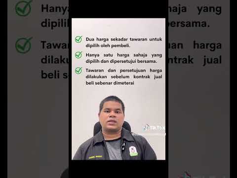 Tunai Harga Murah, Ansuran Harga Mahal