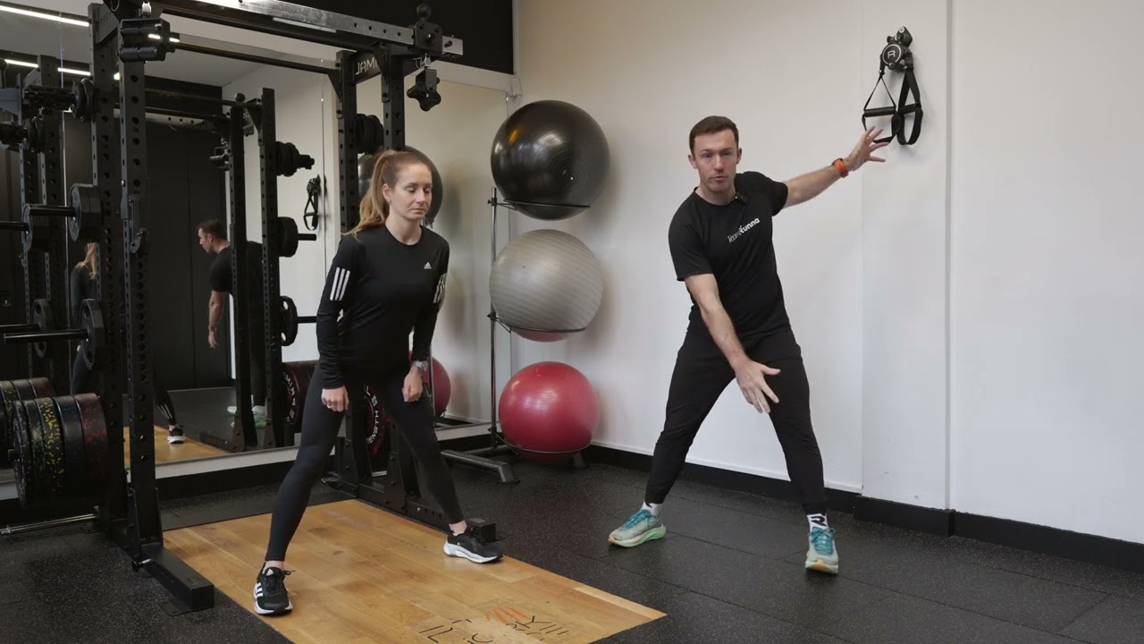 Standing Diagonal Toe Taps Tutorial - Proper Form and Technique - YouTube