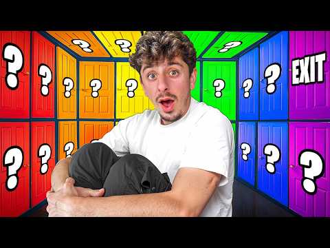 100 Mystery Doors But Only ONE Let's You Escape