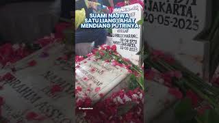 PENAMPAKAN MAKAM Suami Najwa Shihab Ibrahim Sjarief, Satu Liang Lahat dengan Mendiang Putrinya