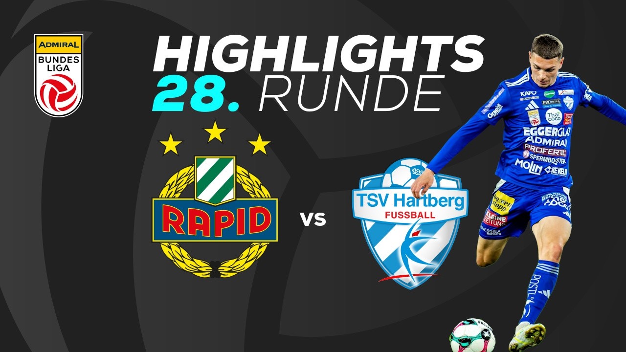 SK Rapid Wien vs TSV Hartberg Highlights