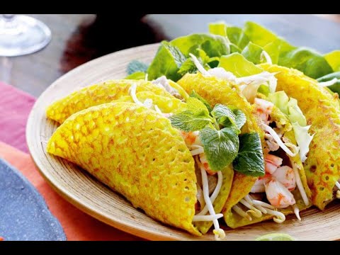 HƯỚNG DẪN LÀM BÁNH KHOÁI (BÁNH XÈO MIỀN TRUNG) - TỰ HỌC NẤU MÓN HUẾ