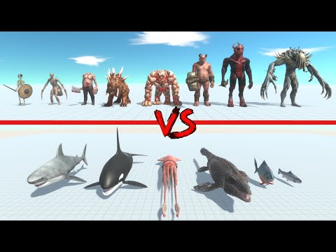 Aquatics vs Infernals - Animal Revolt Battle Simulator