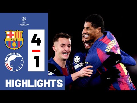 Barcelona vs Copenhague 4-1 HIGHLIGHTS & GOALS Champions League 25/26 Second Half Complete