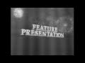 Rare Disney Feature Presentation Logo 2001 Black And White
