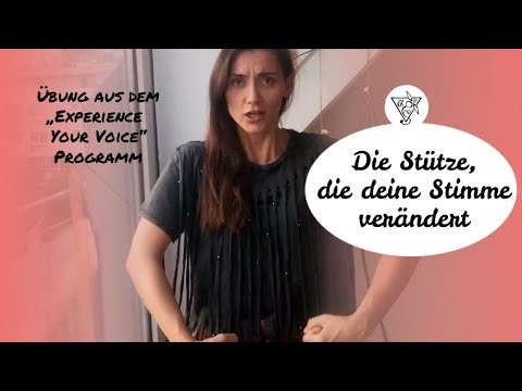 Achtung, Sänger! Diese Übung für Stütze wird deinen Gesang verändern