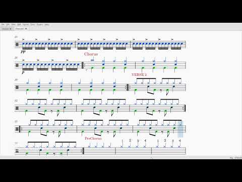 Fireworks- Katy Perry (Drum Score)
