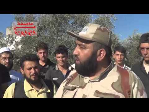 كلمة أحد علماء الثورة حسن الدغيم على المرابطين في المعركة على جبهة جبل الزاوية في محافظة إدلب