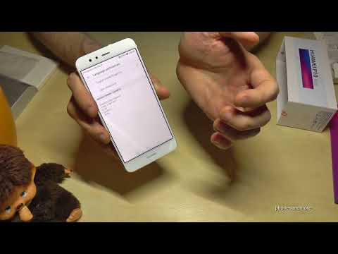 Huawei P10 Lite: How to change the language?